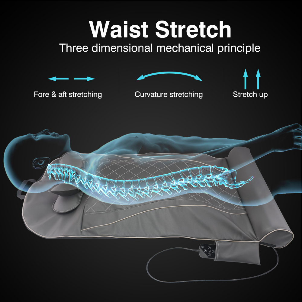 Heated Stretching Upper Body Massage Mat for Pain Relief