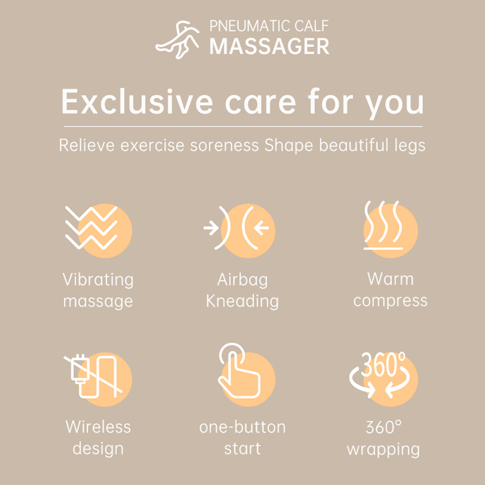 Vibrating Air Compression Infrared Joint Knee Massager