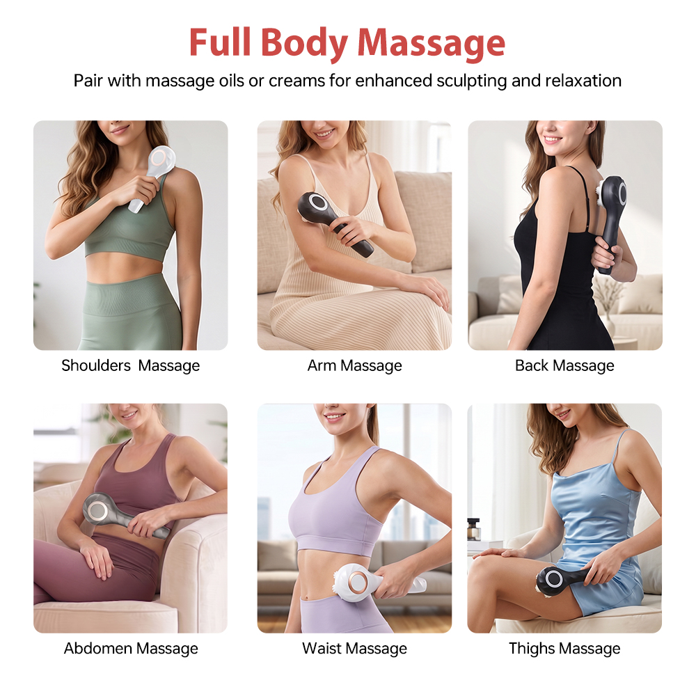 Cordless Handheld Rotating Massager SM-456 Usage Scenarios