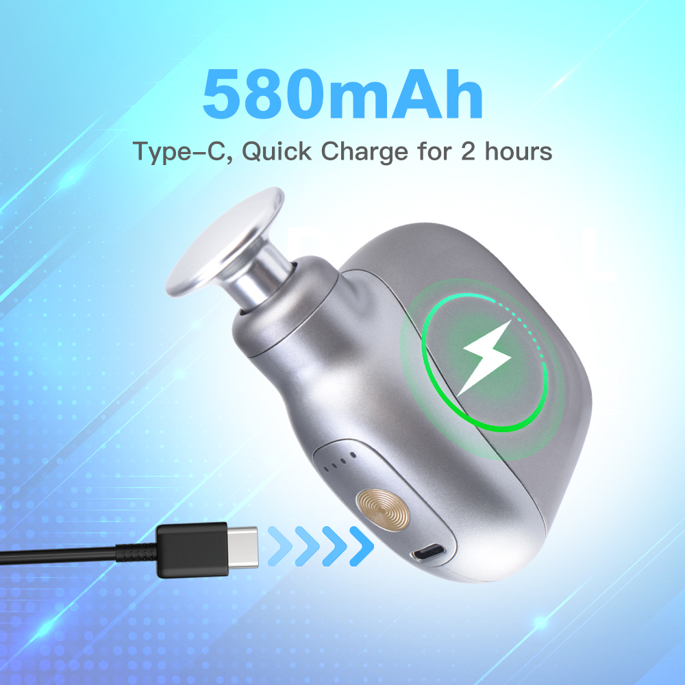 SM-457 Mini Massage Gun with Removable Battery: Compact Design for Portable Product Collections